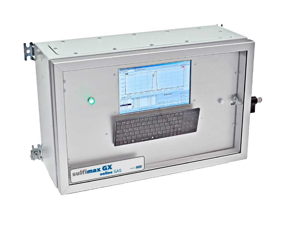 SULFIMAX GX ONLINE GAS – Analisador para determinação de sulfeto de hidrogênio (H2S) em misturas de gás