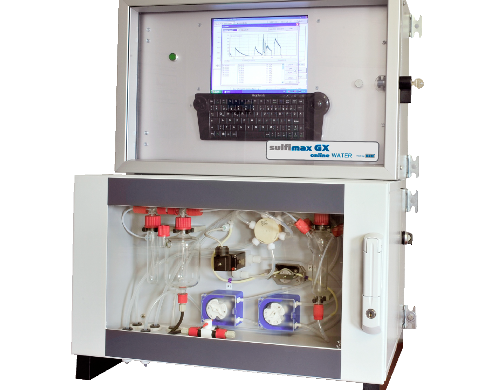 SULFIMAX GX ONLINE WATER – Analisador para determinação de sulfeto de hidrogênio em águas e águas residuais